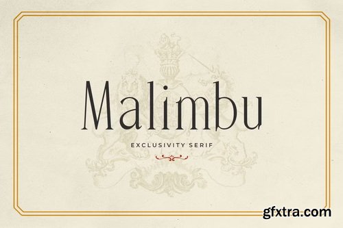 CreativeMarket - Malimbu Exclusivity Serif
