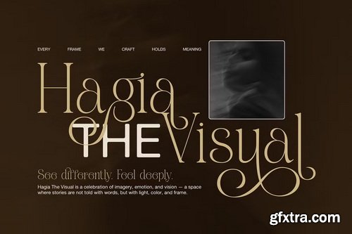 CreativeMarket - The Safiera Elegant Serif Font