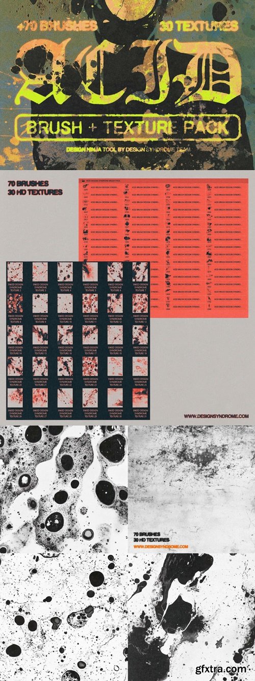 Pixelbuddha - Acid Brush & Texture Pack 4796