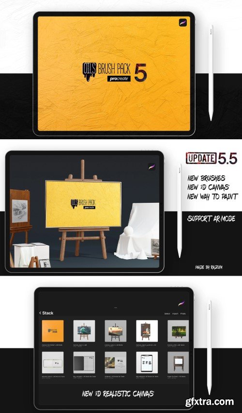 Gumroad - OILS BRUSH PACK for PROCREATE