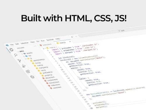 'Arch | Coded Website Template' 'Arch | Coded Website Template'