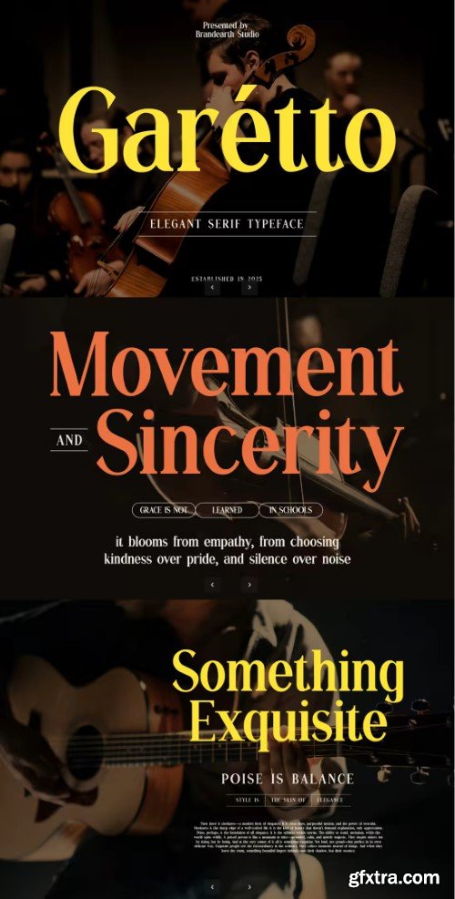 Garetto Elegant Serif Font