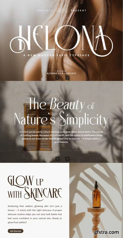 Helona - Modern Ligature Serif