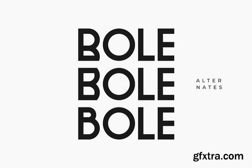 CreativeMarket - Polea Modern Logo Font