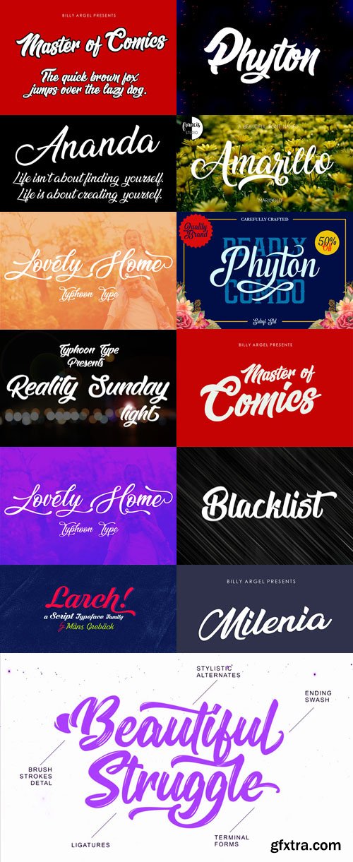 Top 10 Best & Beautiful Script Fonts of 2018