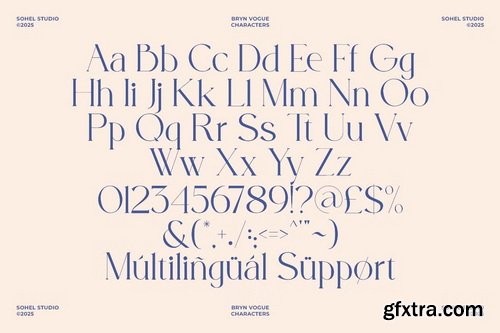 CreativeMarket - Bryn Vogue Elegant Modern Serif