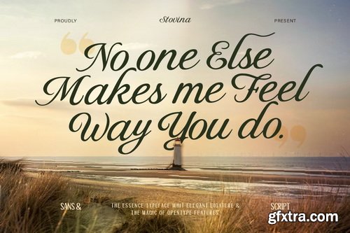 CreativeMarket - Stovina Font