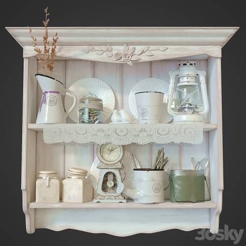 '3dsky Pro - Shelf in the style of Provence'