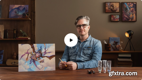 Domestika - Fantasy Acrylic Painting