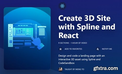 DesignCode - Create 3D Site with Spline and React
