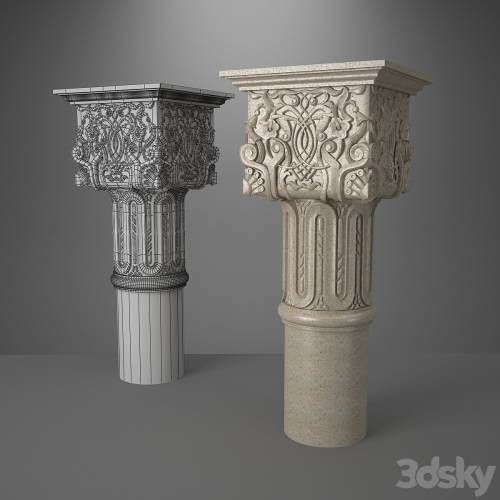 '3dsky Pro - small caps in the Moorish style' '3dsky Pro - small caps in the Moorish style'