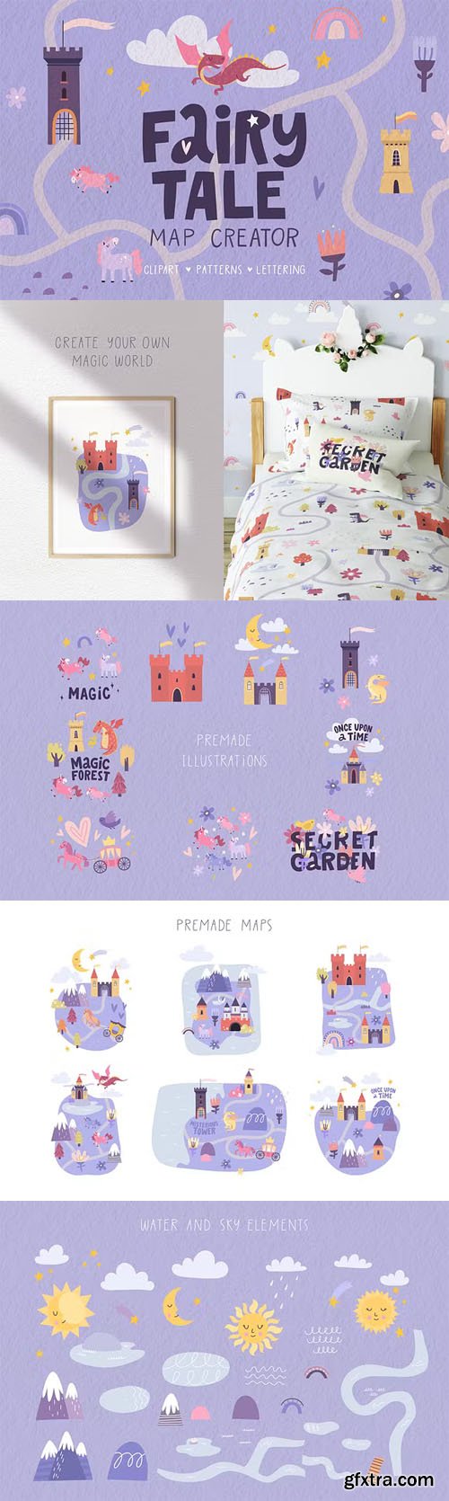 Fairy Tale Map Creator for Illustrator