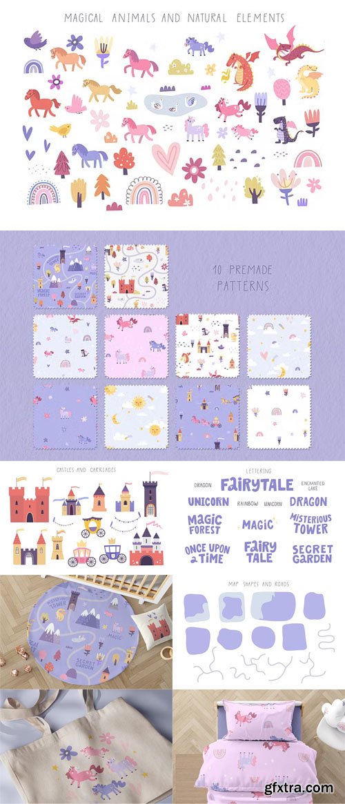 Fairy Tale Map Creator for Illustrator