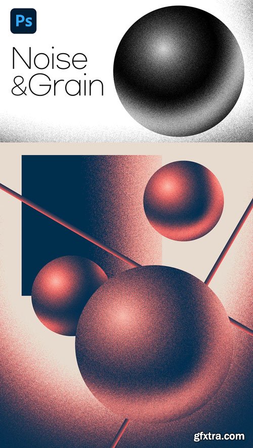 Noise & Grain Brushes Pack for Photoshop