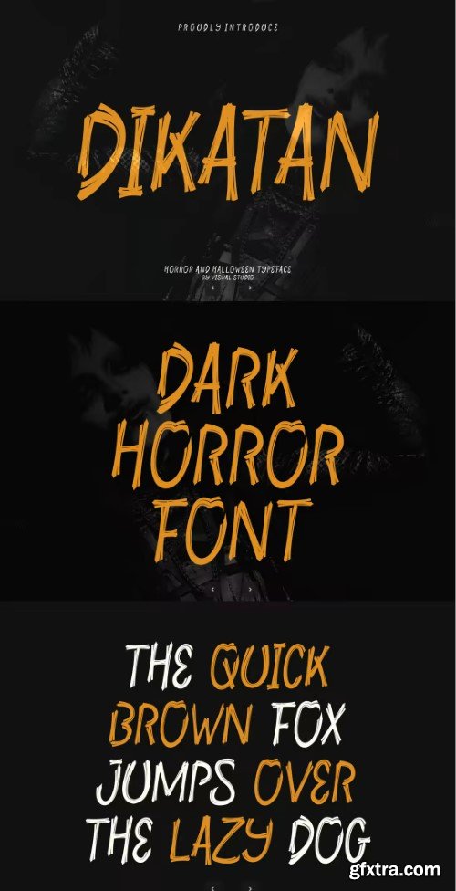 Dikatan - Horror & Halloween Font