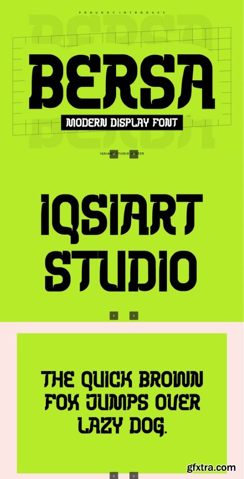 Bersa - Varsity Font