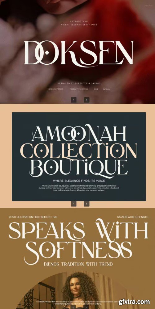 Creativemarket - Doksen Elegant Serif Font