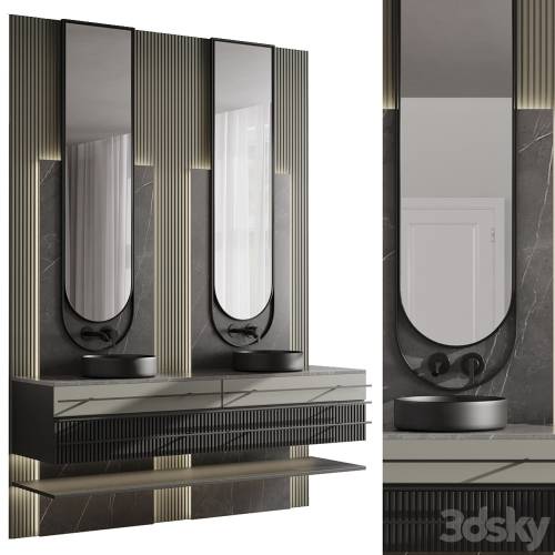 '3dsky Pro - Bathroom furniture by inbani faucet set 49' '3dsky Pro - Bathroom furniture by inbani faucet set 49'