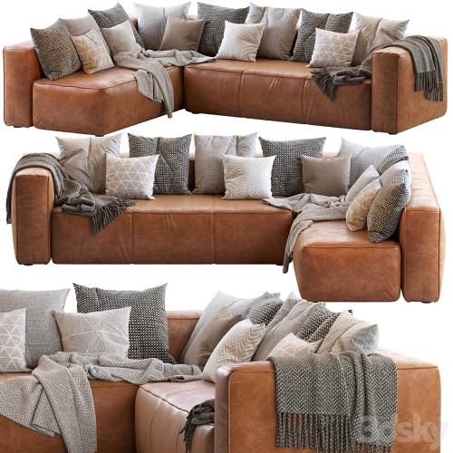 '3dsky Pro - Мello Taos Brown Right Arm Corner Sectional' '3dsky Pro - Мello Taos Brown Right Arm Corner Sectional'