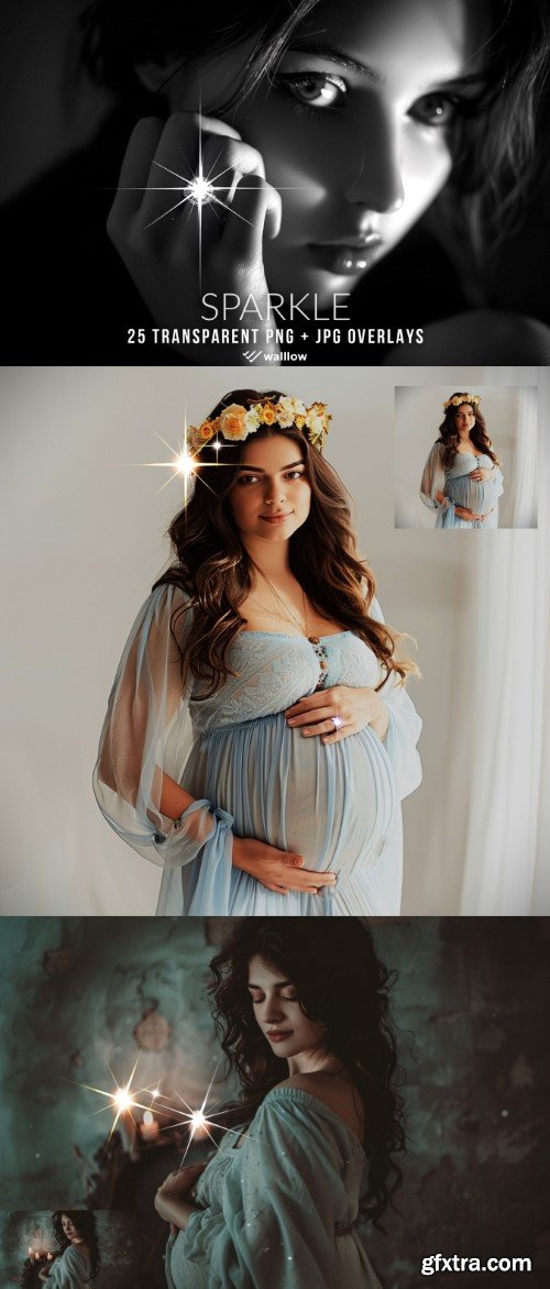 Sparkle lens flare Transparent PNG overlays