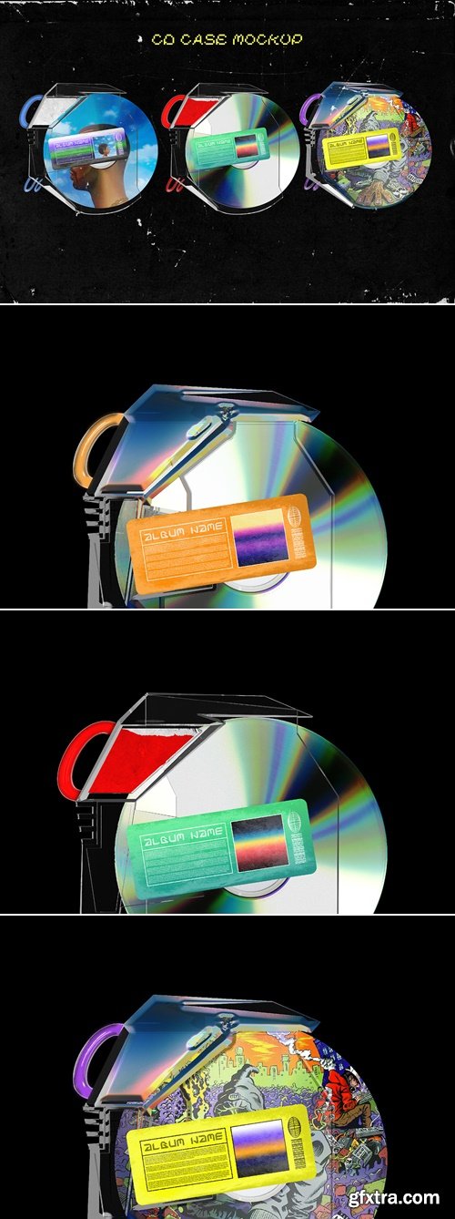 CreativeMarket - CD CASE MOCKUP 5708505