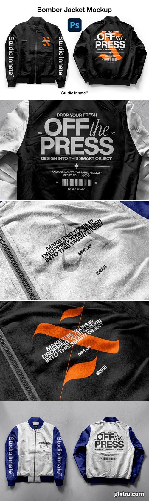 CreativeMarket - Bomber Jacket - Mockup Bundle 5228834