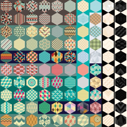100 Geometric Seamless Patterns 12935149