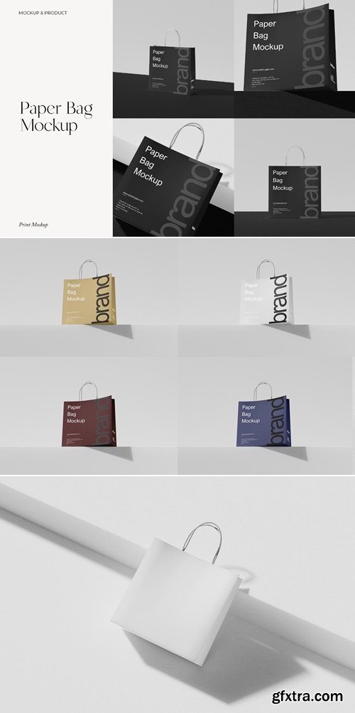MockupCloud - Paper Bag Mockup 3
