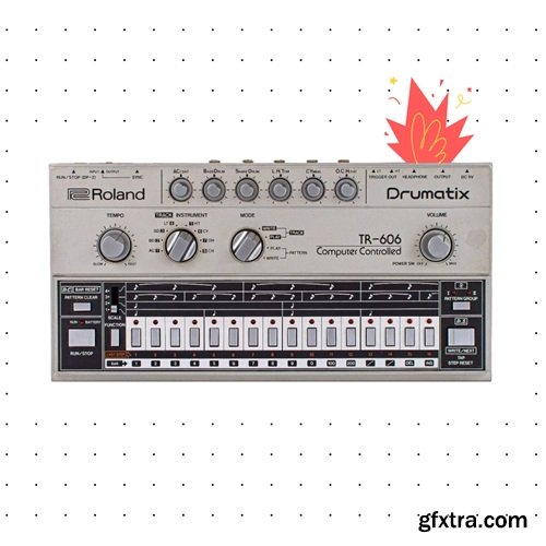 Alex Bop TR-606 Boped Crunchy Saturated Beats from a Classic Machine