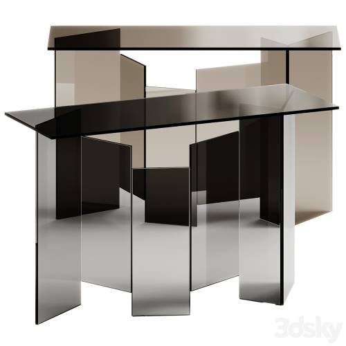 '3dsky Pro - Tonelli Design METROPOLIS Rectangular console table' '3dsky Pro - Tonelli Design METROPOLIS Rectangular console table'