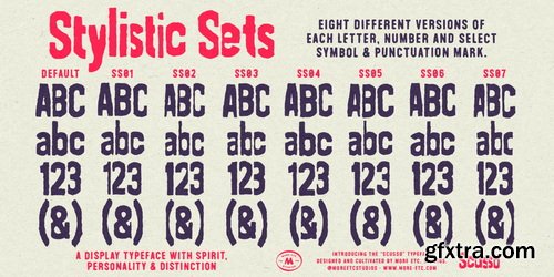 MyFonts - Scusso Font Family