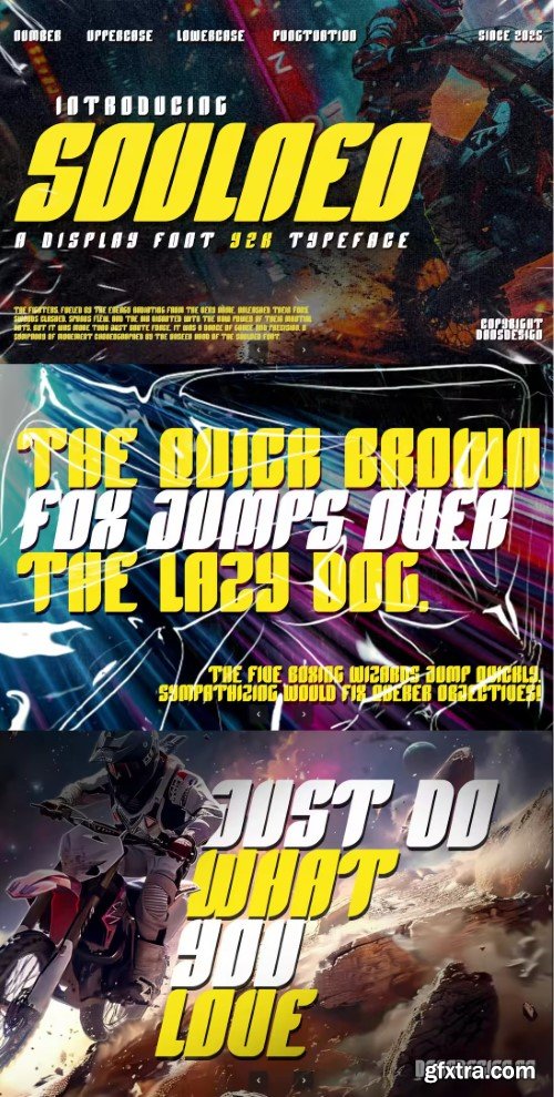 Soulneo Display Y2k Typeface Font