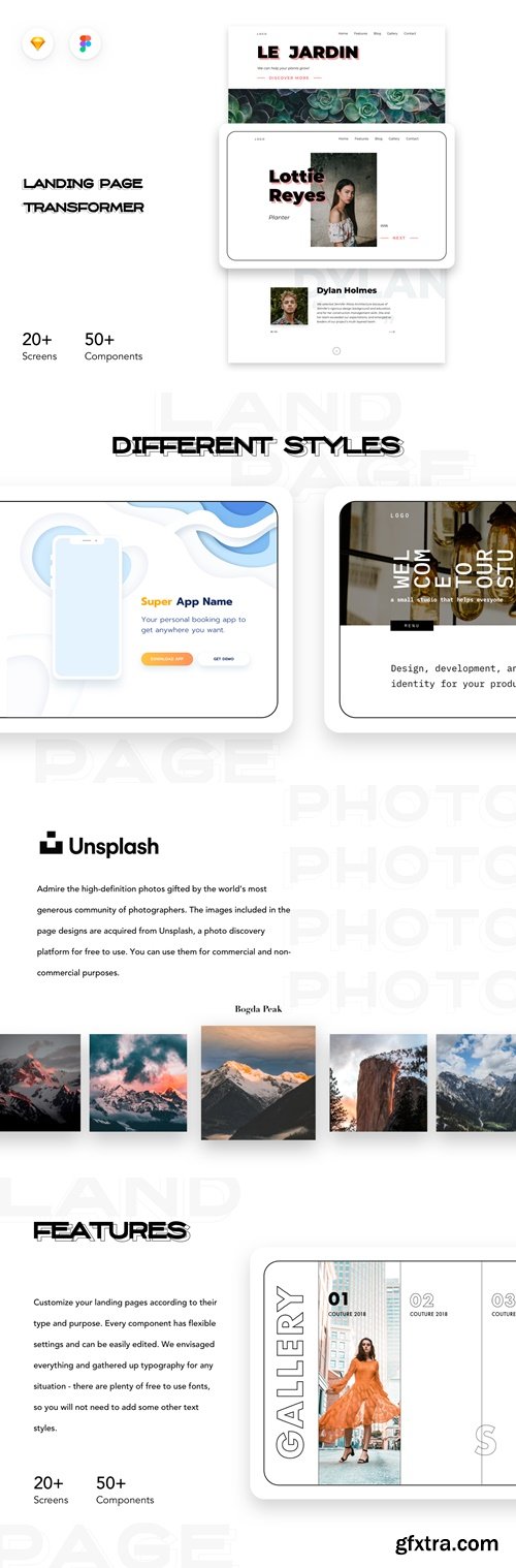Landing Page Builder UI Kit