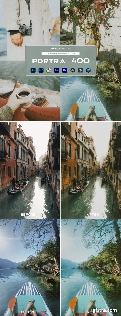 Presets.io - Portra 400 Preset Collection + Lut