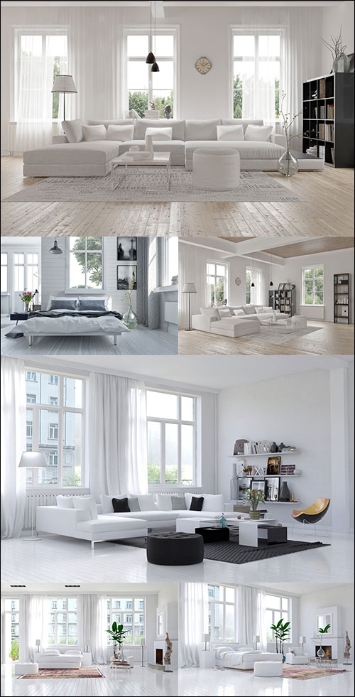 Living Room Interior #3, 6xJPG