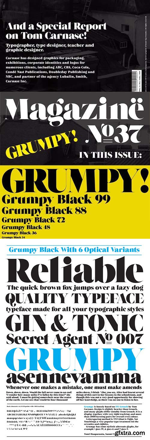 Grumpy Font Family 6xOTF