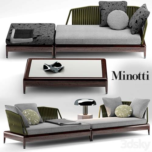 '3dsky Pro - Sofa minotti indiana' '3dsky Pro - Sofa minotti indiana'