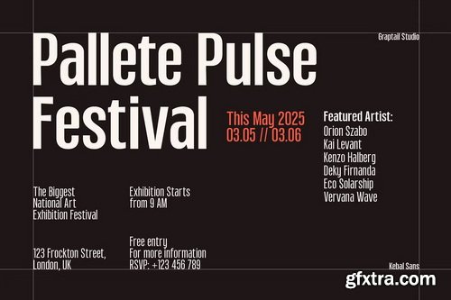 CreativeMarket - Kebal Sans Condensed Font