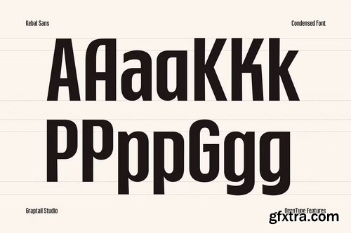 CreativeMarket - Kebal Sans Condensed Font