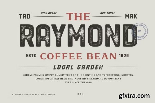 CreativeMarket - Bystone Vintage Display Sans Serif