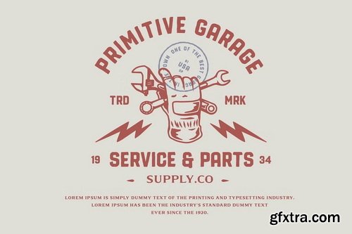 CreativeMarket - Bystone Vintage Display Sans Serif