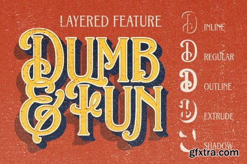 CreativeMarket - Mundors Layered Font