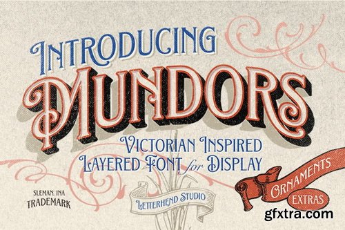 CreativeMarket - Mundors Layered Font