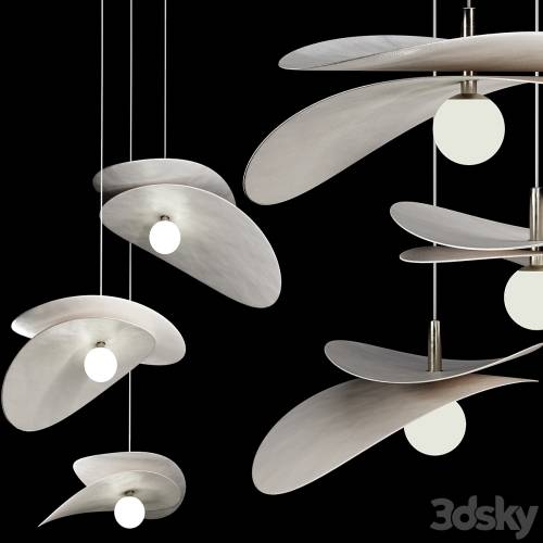 '3dsky Pro - Luciole Ceramic Pendant Light by La Vie'