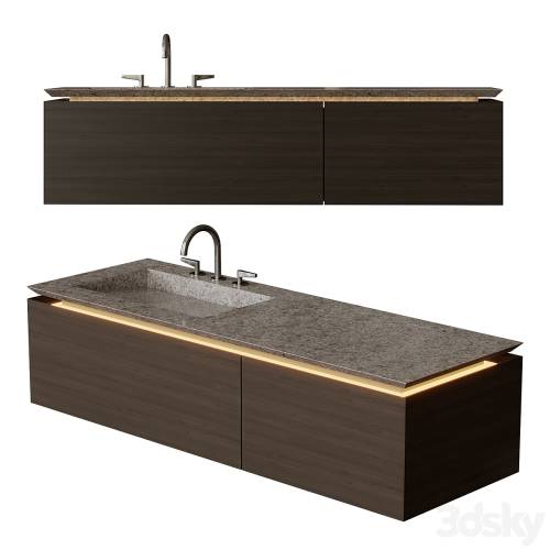'3dsky Pro - bathroom cabinet with sink Evoline Totem'