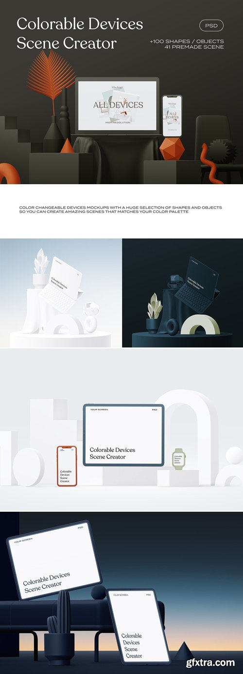 CreativeMarket - Colorable Devices Scene Creator 5330431