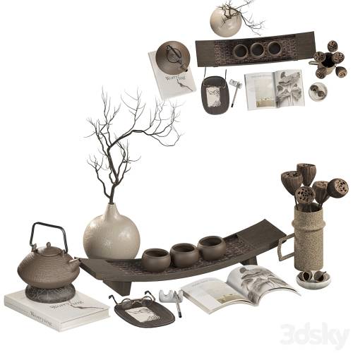 '3dsky Pro - Japandi Decor Set' '3dsky Pro - Japandi Decor Set'