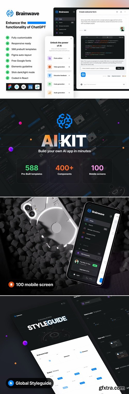 Brainwave - AI UI Kit