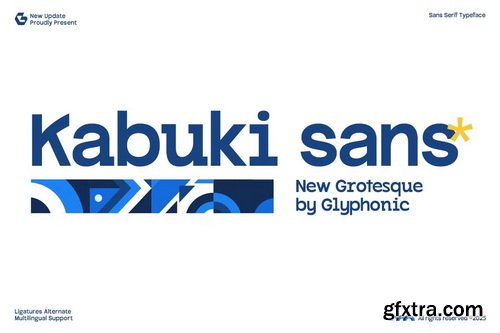 CreativeMarket - GC Kabuki New Grotesque Sans
