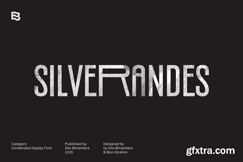 CreativeMarket - Silverandes Condensed Display Font